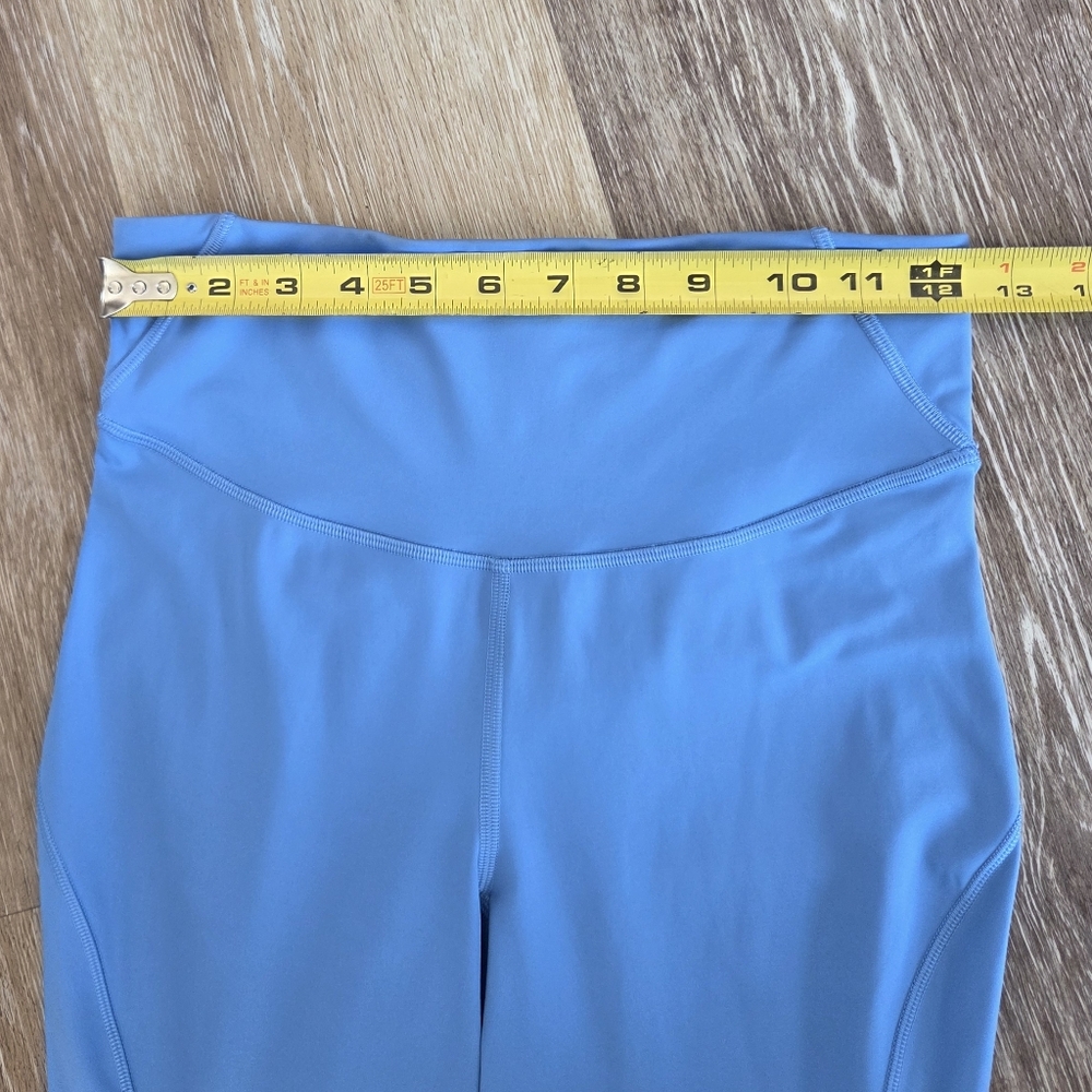 Lululemon Bace Pace High-Rise Crop Tight Legging Blue Sz 6 Yoga Athletic View 5